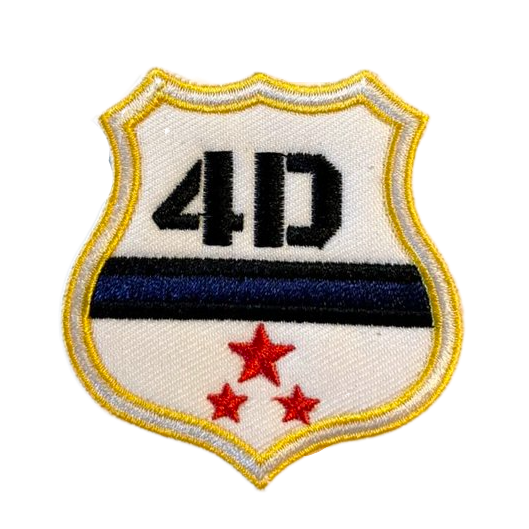 D.C. Police 4D(Fourth District) Patch