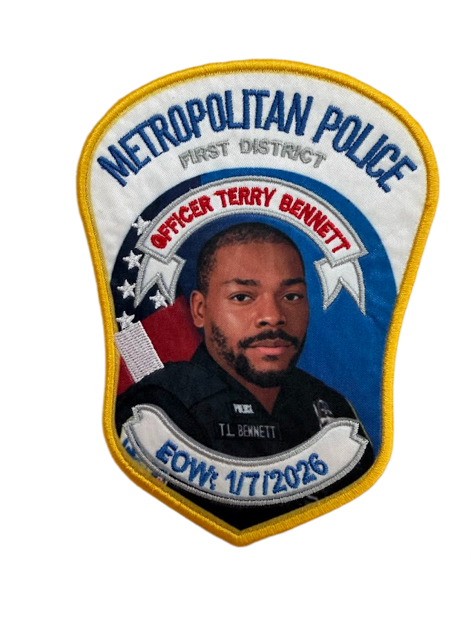 DC Police Patch in honor of Officer Terry Bennett