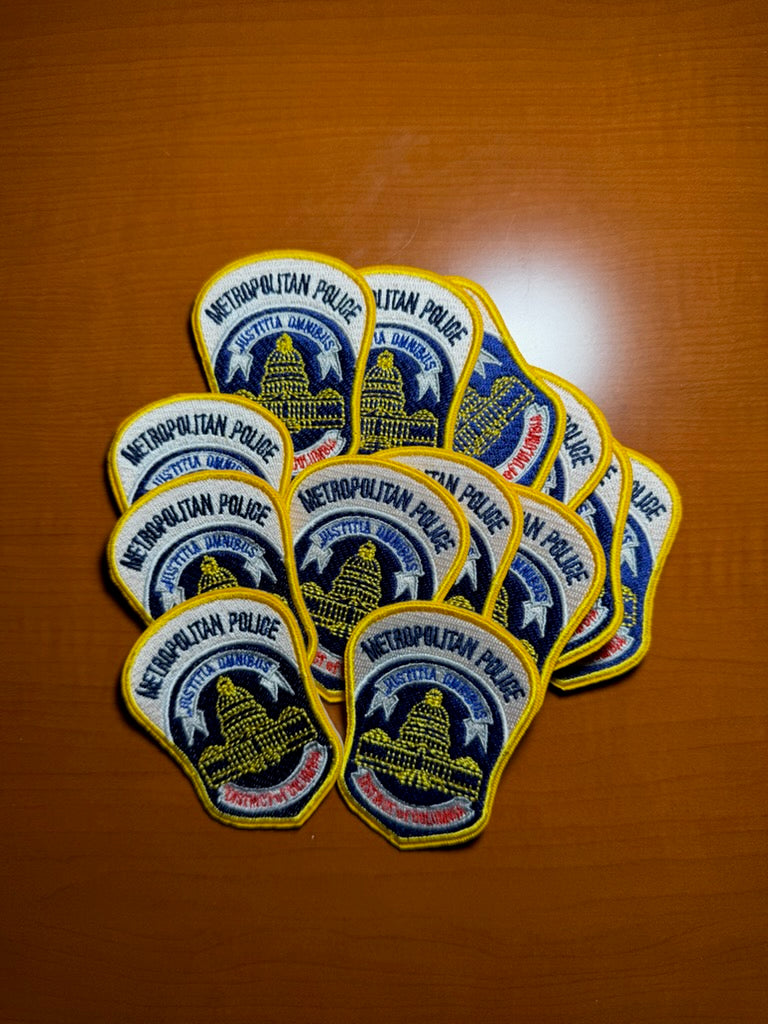 D.C Police Mini Hat Size Patch