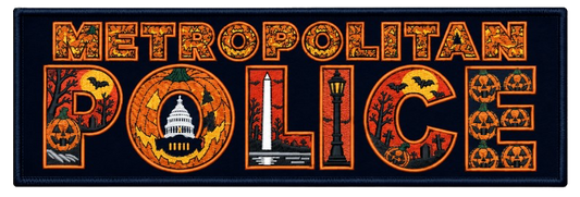 D.C. Police Halloween 🎃 Back Patch