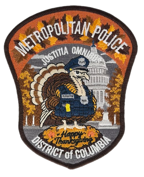 D.C. Police Thanksgiving Patch