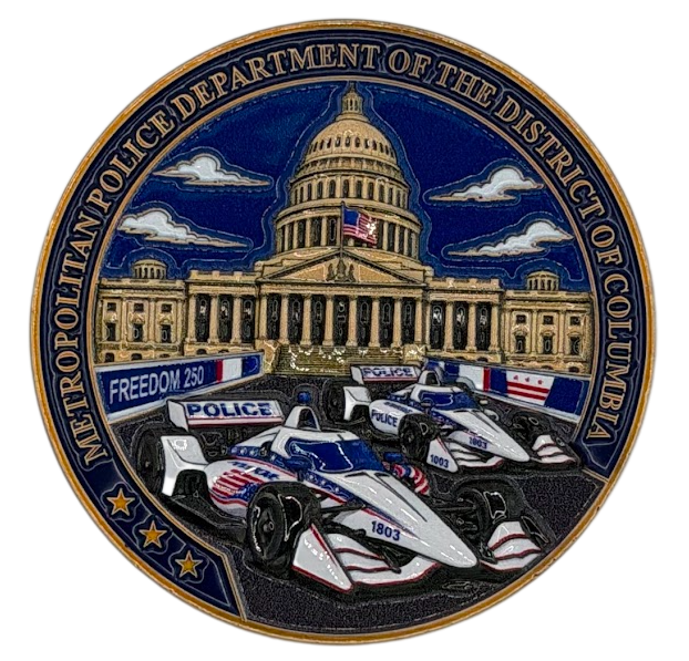 D.C. Police Grand Prix Challenge Coin