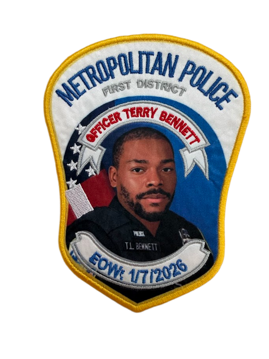 DC Police Patch in honor of Officer Terry Bennett