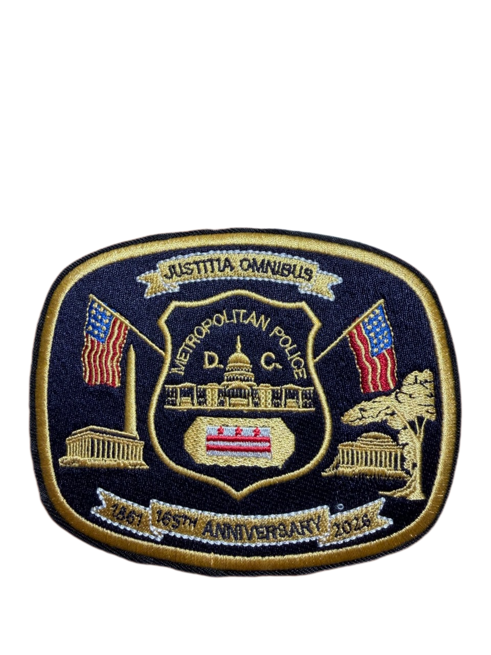 DC 165th Anniversary Police Patch