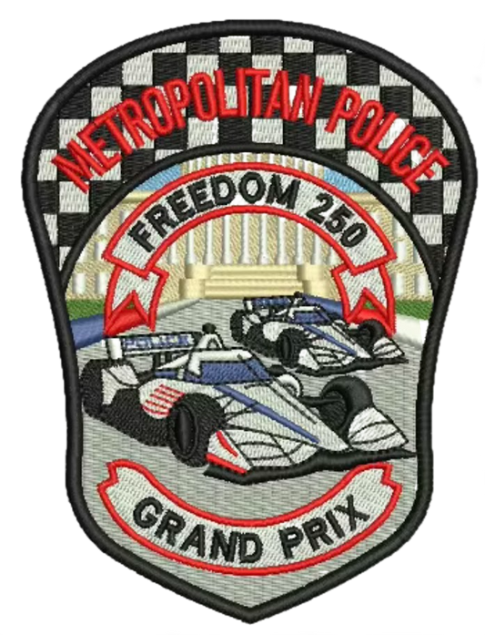 D.C. Police Freedom 250 Grand Prix Patch
