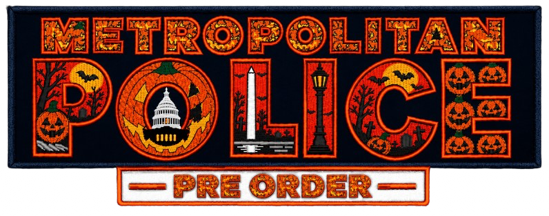 D.C. Police Halloween 🎃 Back Patc PRE-ORDER