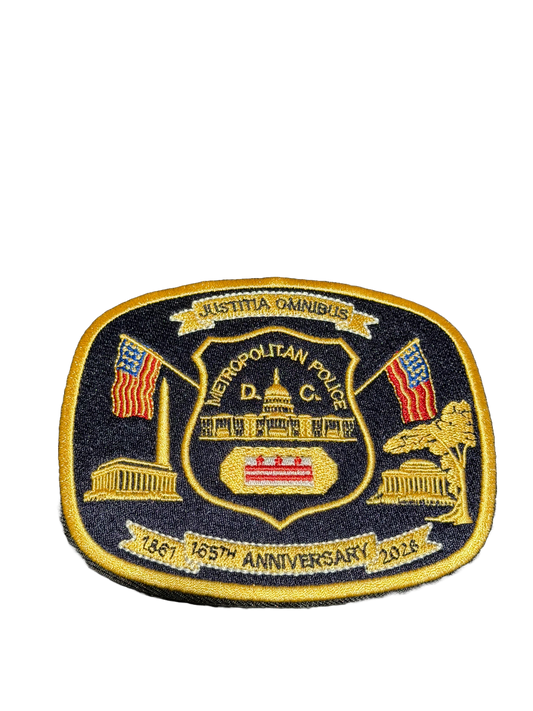 DC 165th Anniversary Police Patch