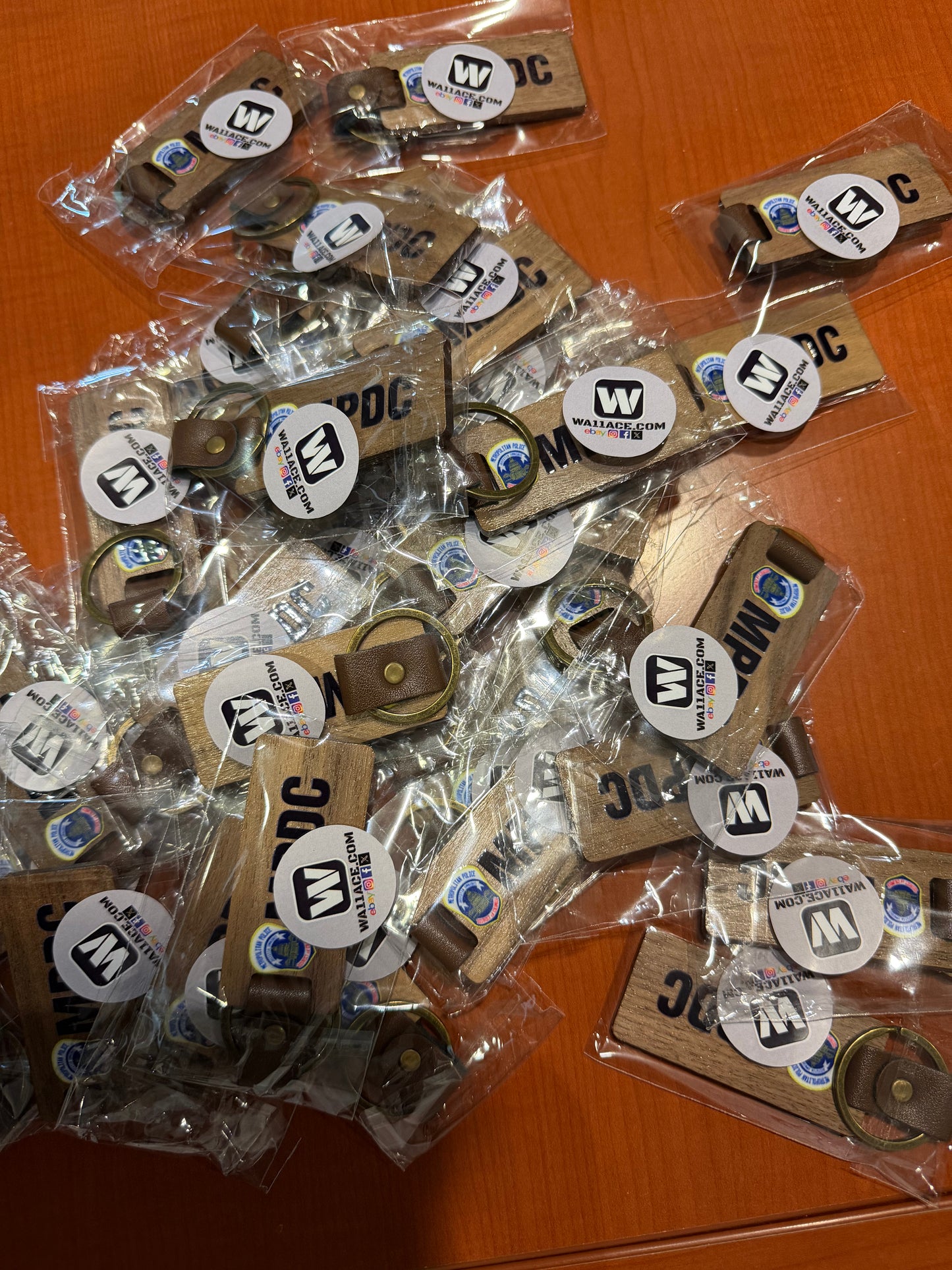 MPDC Wooden Keychain
