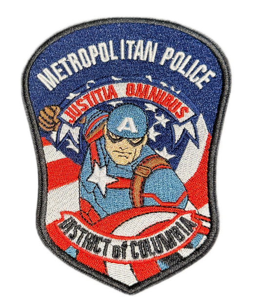 D.C Police Captain America Patch