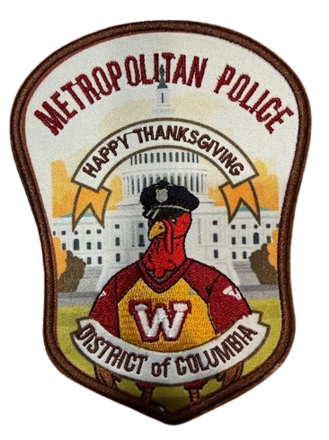 DC Thanksgiving Police Patch