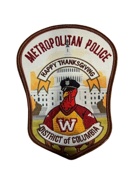 DC Thanksgiving 2025 Police Patch