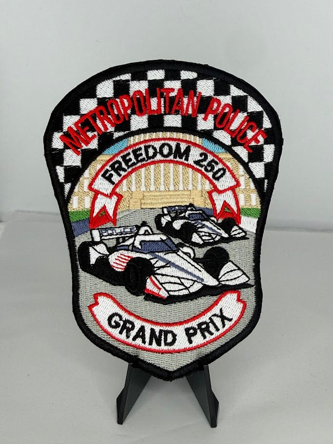 D.C. Police Freedom 250 Grand Prix Patch