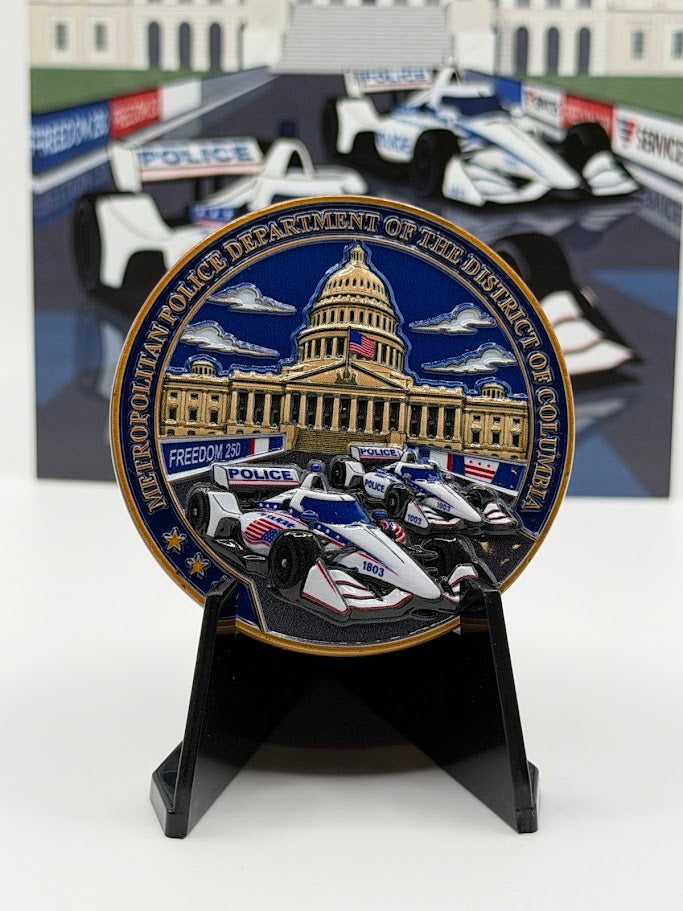 D.C. Police Grand Prix Challenge Coin