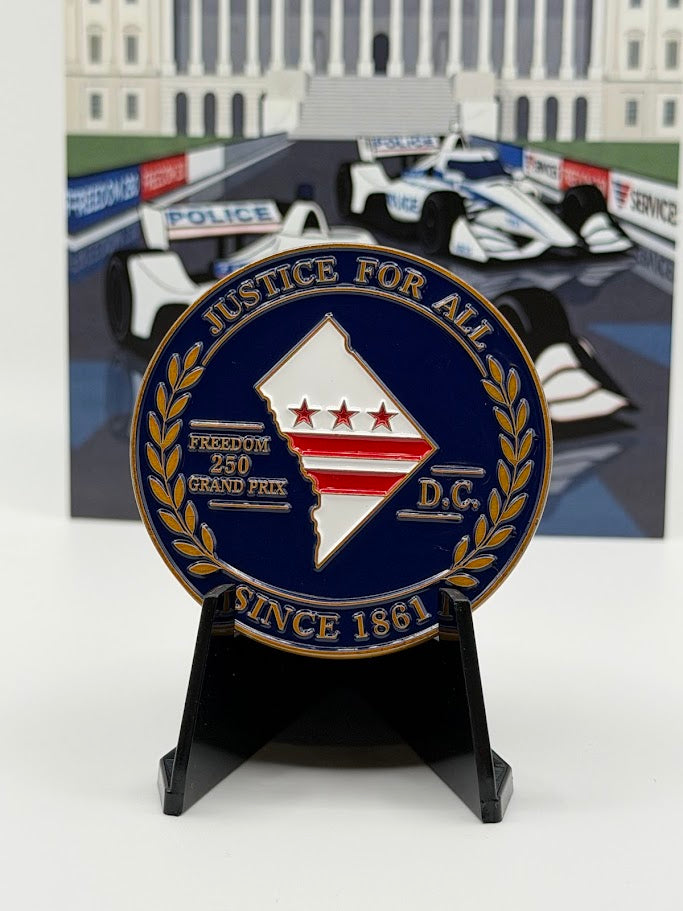 D.C. Police Grand Prix Challenge Coin