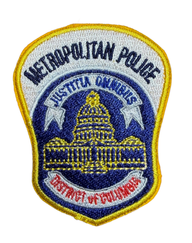D.C Police Mini Hat Size Patch