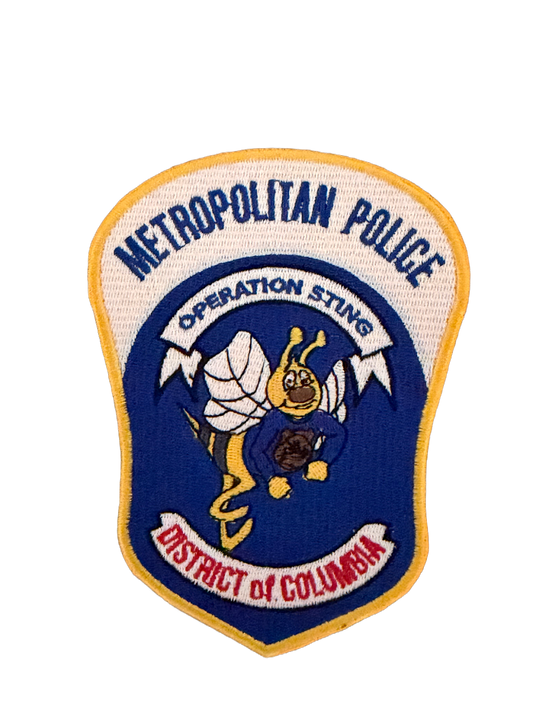 D.C Police Operation Sting Patch