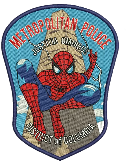 D.C. Police Spiderman Patch