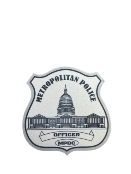 DC Officer Screen printed patch
