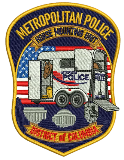 D.C. Police Horse Mounting Unit Patch